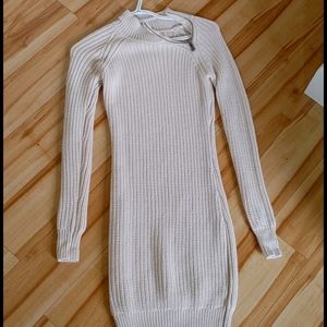 Knit Knee Length Dress